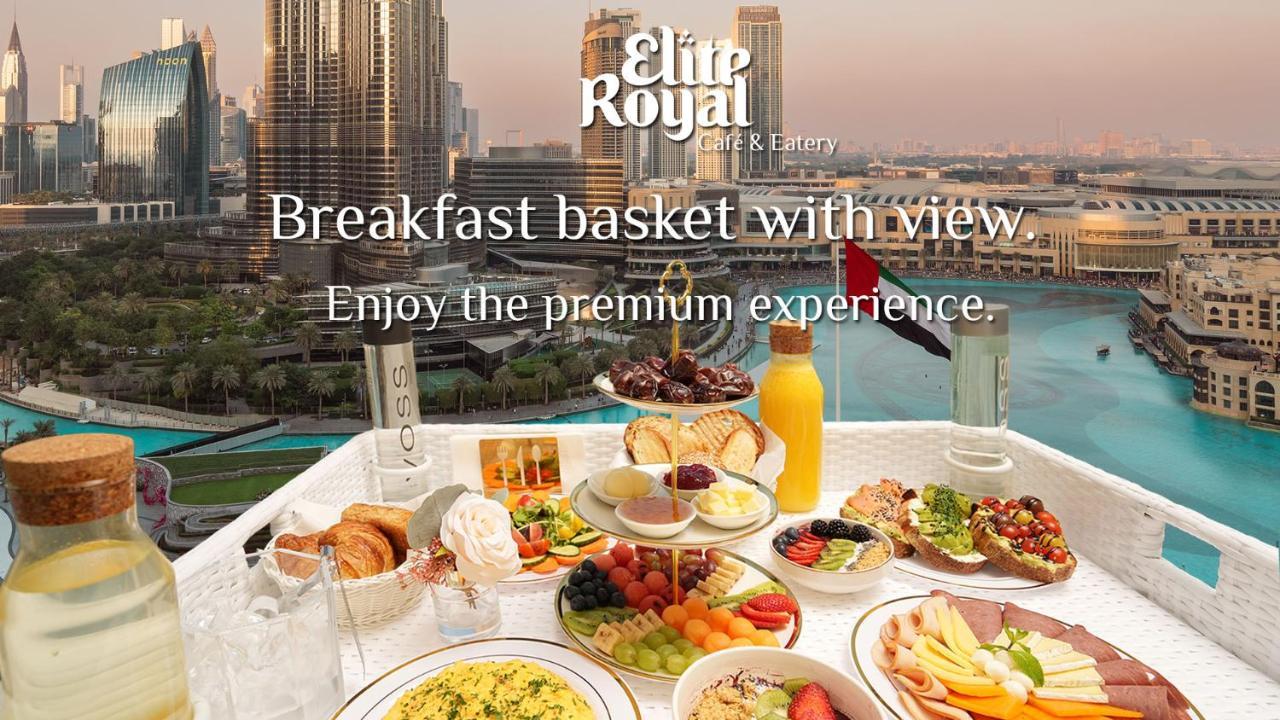 Elite Royal Apartment - Full Burj Khalifa & Fountain View - 2 Bedrooms And 1 Open Bedroom Without Partition Дубай Экстерьер фото